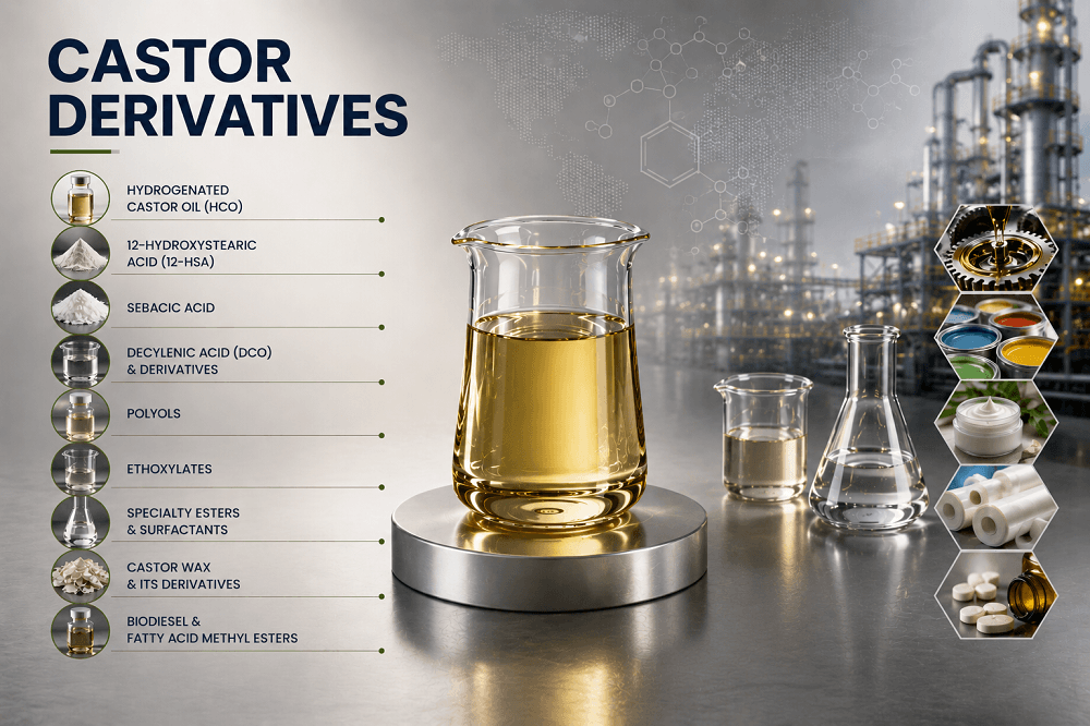 Castor Derivatives: Chemistry, Functional Behavior & Industrial Use